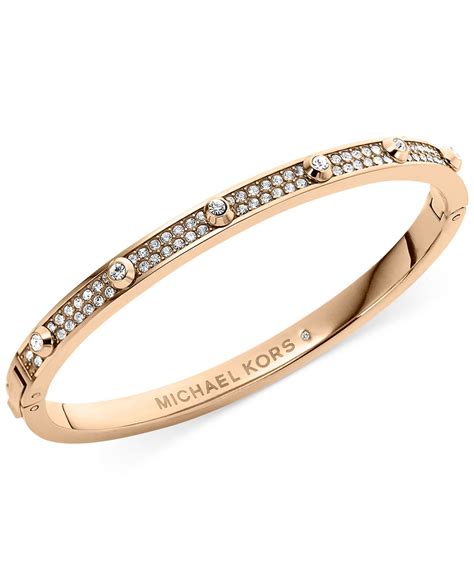 michael kors bracelet rose gold|Michael Kors rose gold bangle.